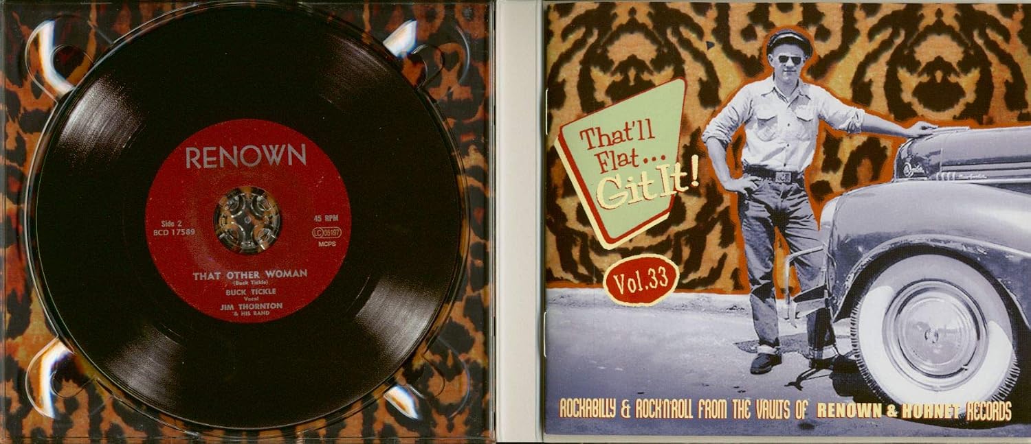 Detalle 2 de BCD17589 Vol. 33 Rockabilly & Rock ’n’ Roll CD from Renown & Hornet Records