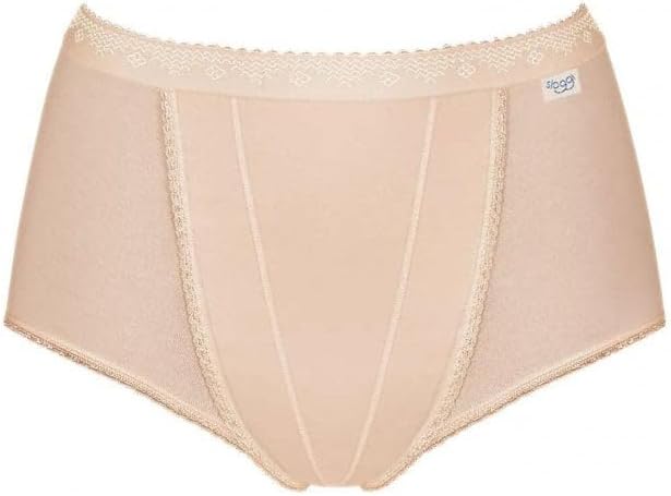 Detalle de Sloggi Control Maxi – Lot de 2 slips femme à double couche, confort quotidien