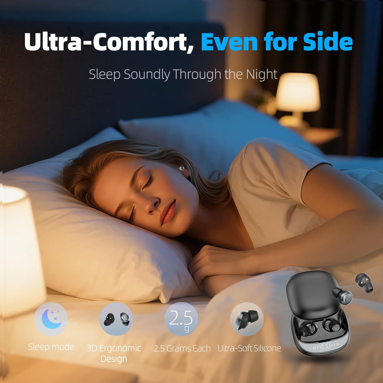 Thumbnail 1 de ZOVIMAX Sleep Earbuds for Side Sleepers review