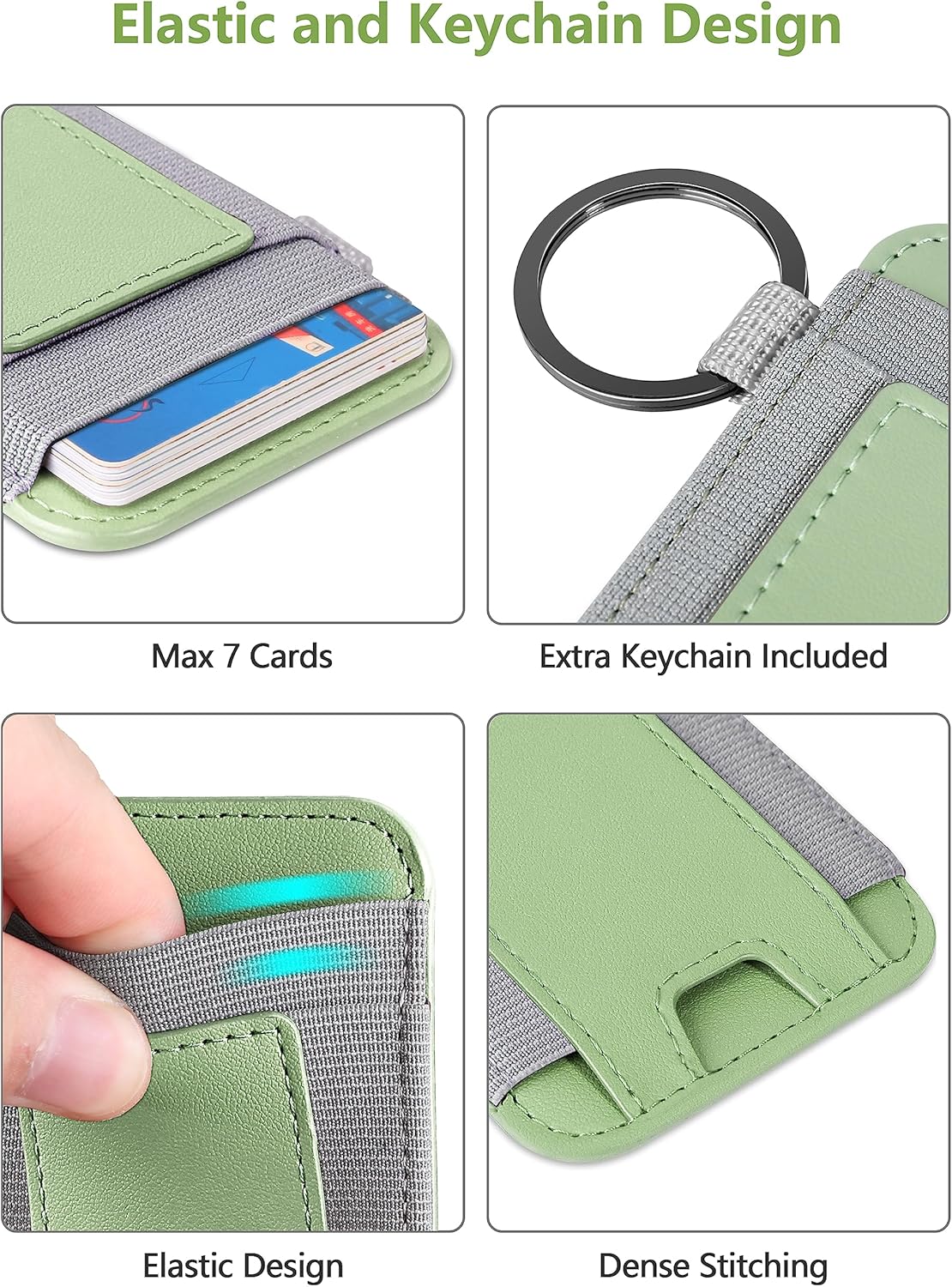 Detalle de ExtreLife MagSafe Wallet 2-card RFID Vegan Leather