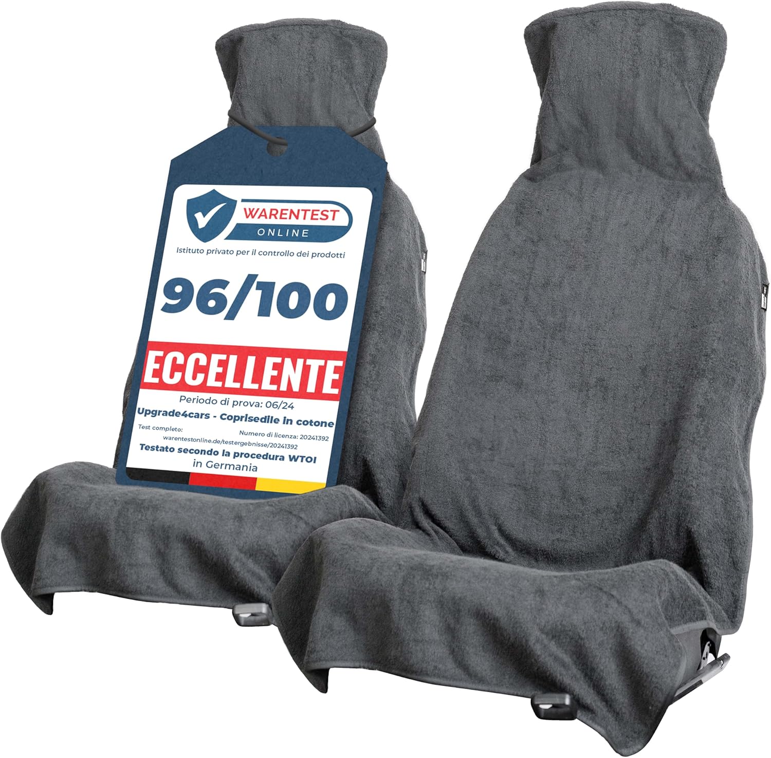 Detalle de Upgrade4cars Coprisedile Universale Anteriore 2 pezzi