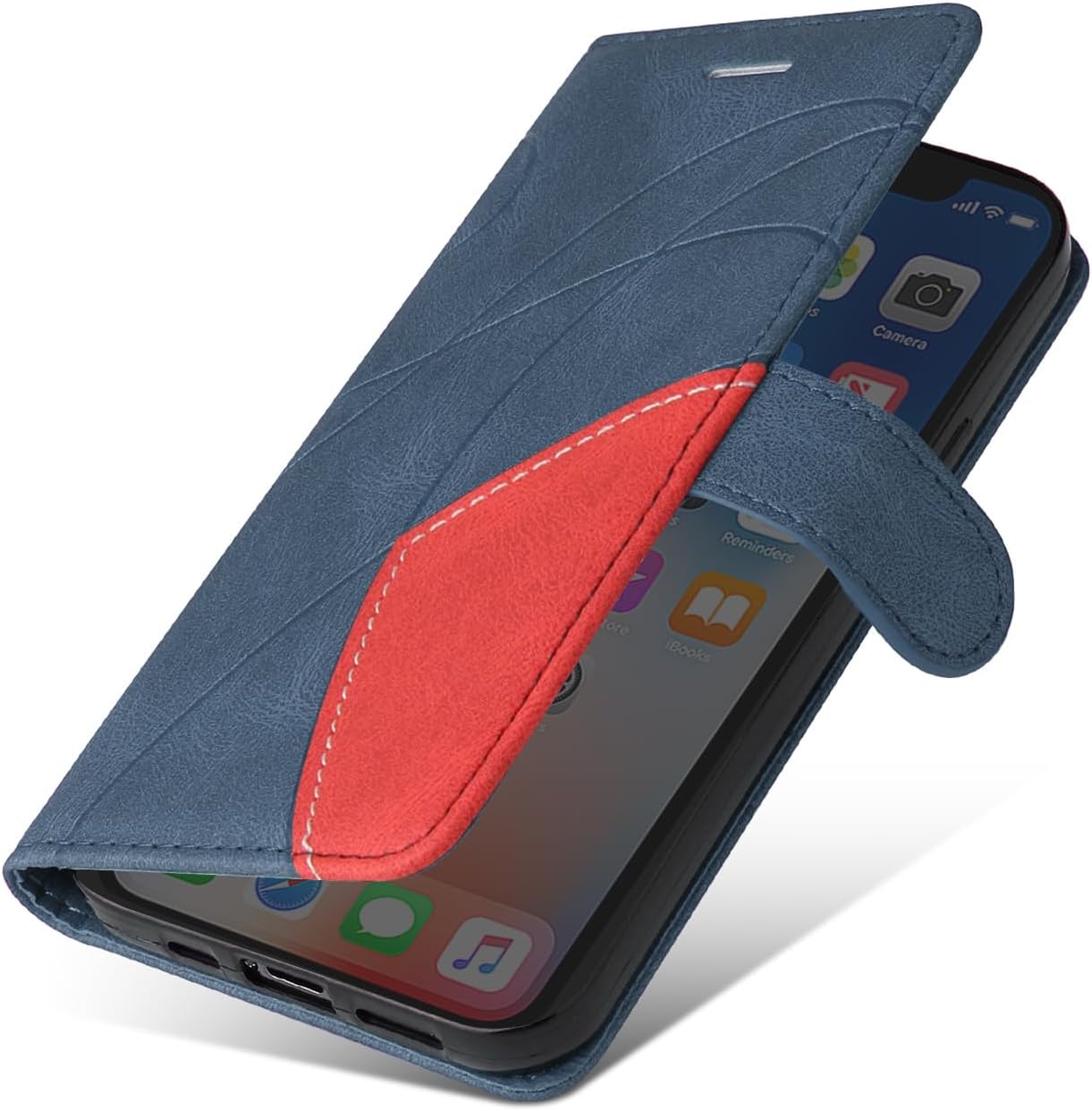 Thumbnail 4 de CXTCASE Handyhülle für Motorola Moto G15 – Flip PU Lederhülle mit Kartenfächern und Standfunktion, blau