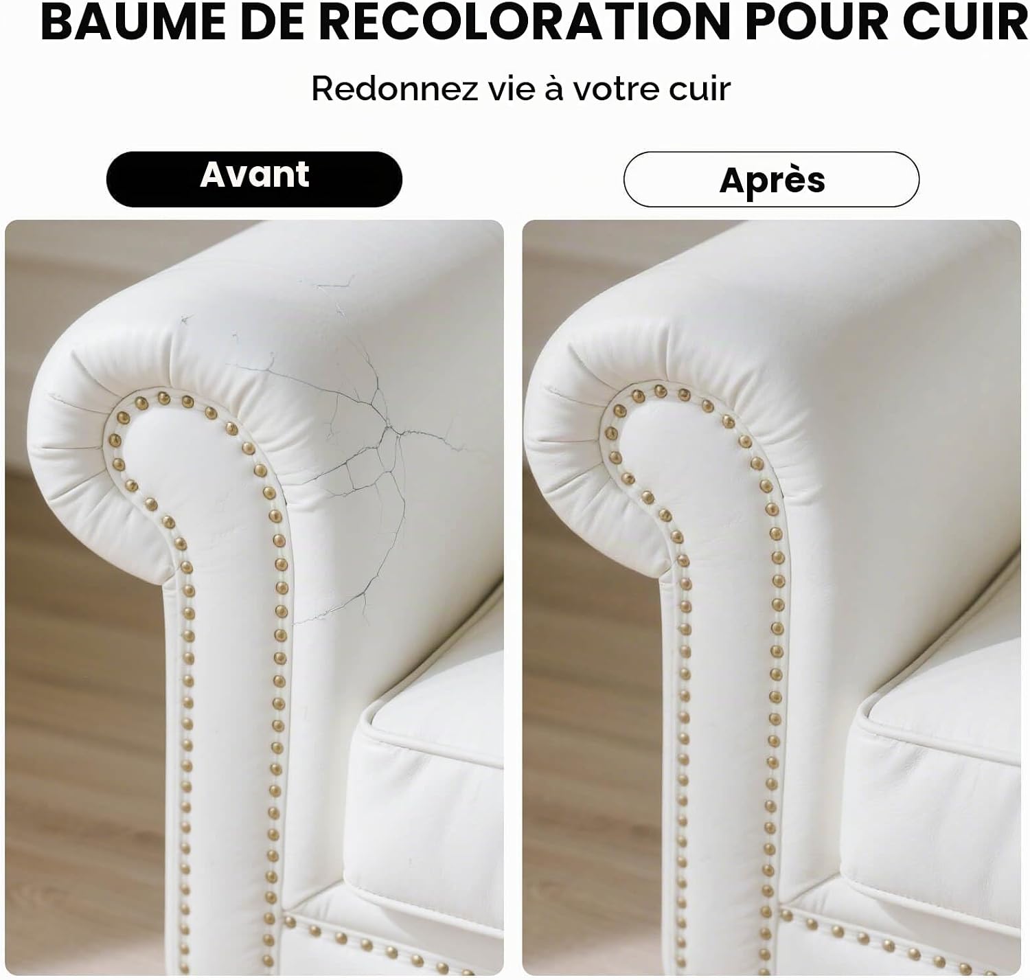Thumbnail 2 de AWOWZ leerkleurbalsem 283,5 g wit voor banken, autostoelen en kleding