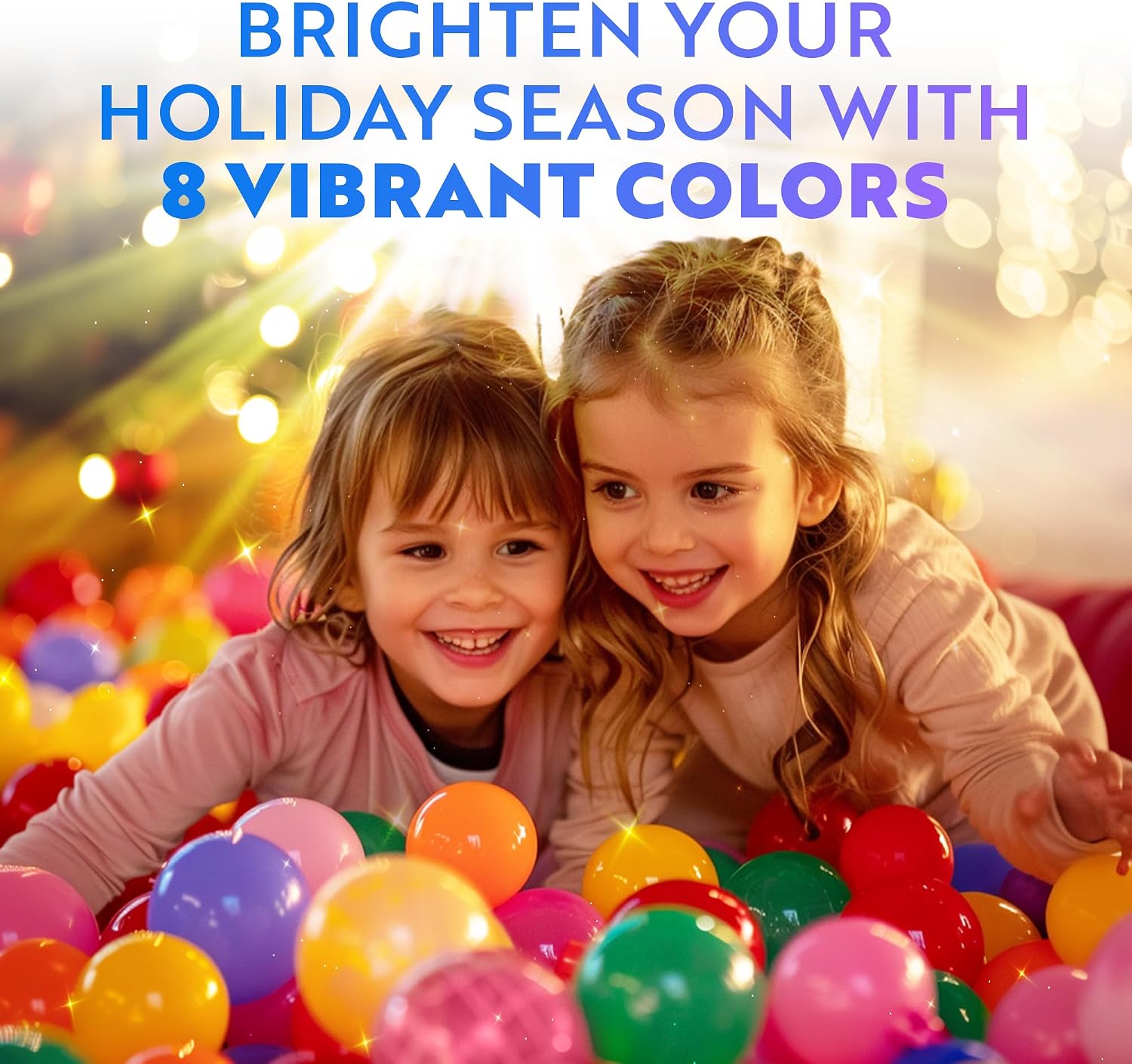 Thumbnail 4 de Playz Soft Plastic Mini Ball Pit Balls 50 Count: 8 Vibrant Colors for Safe Toddler Play