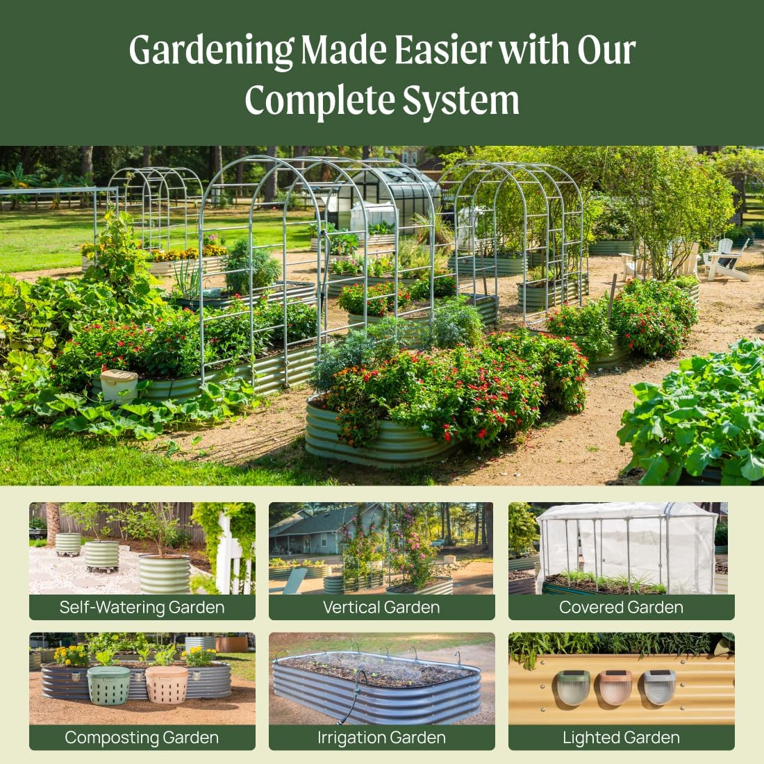 Thumbnail 1 de Vego garden Raised Garden Bed 17" Tall
