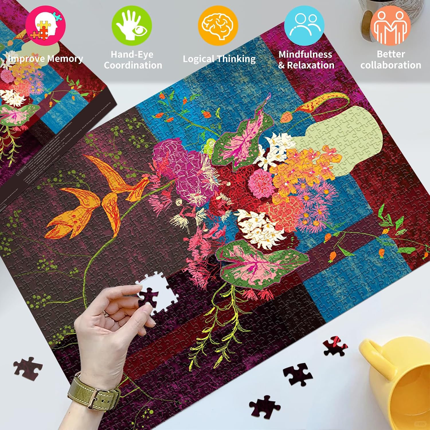 Thumbnail 4 de HUADADA 1,000-Piece Jigsaw Puzzle