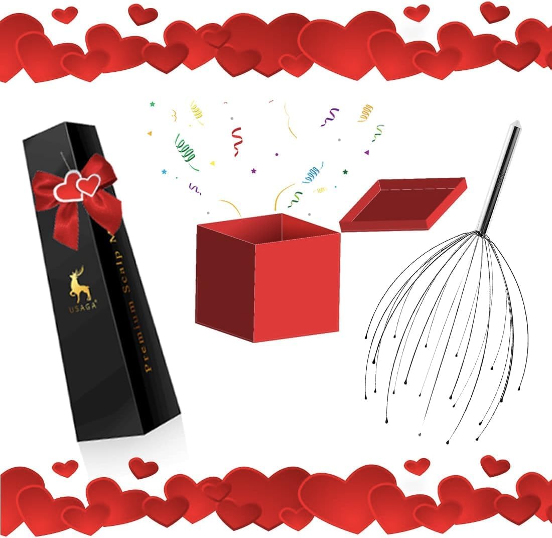 Detalle de USAGA 20 Fingers Head Massager: Relaxation at your fingertips