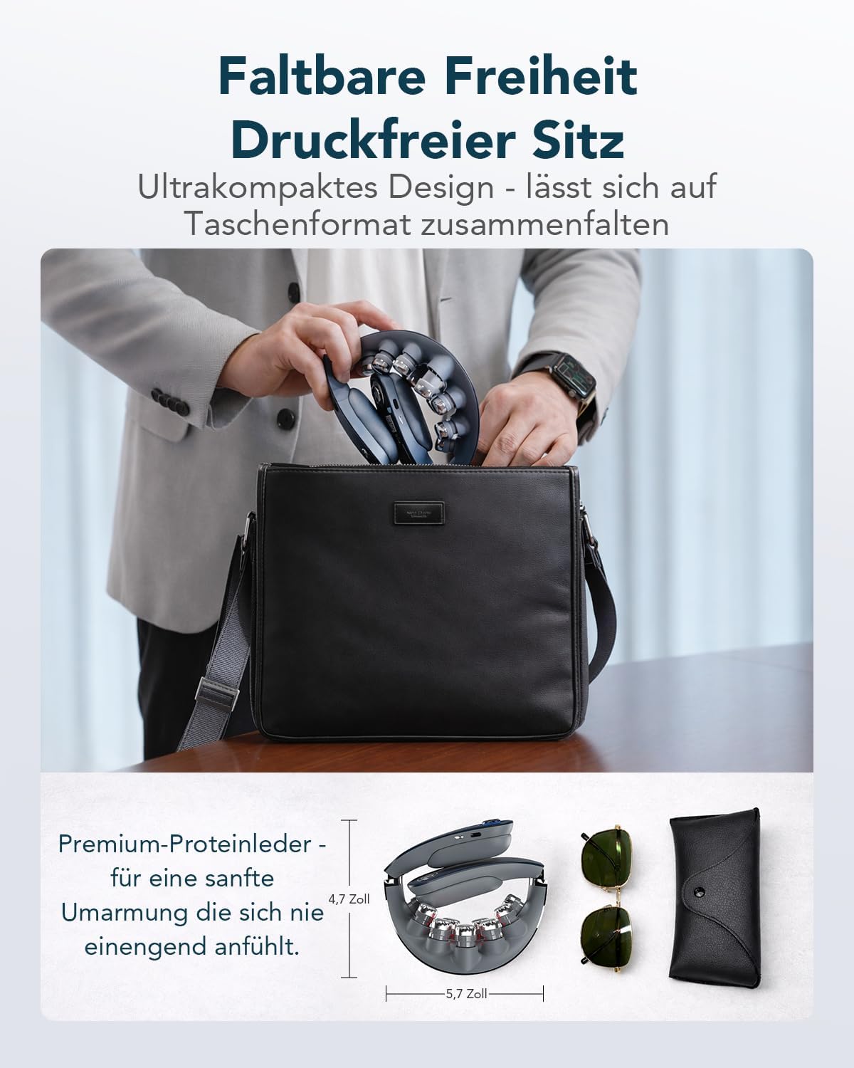 Thumbnail 3 de SKG G7pro-Fold: Das faltbare Nackenmassagegerät mit Wärme – kabellos, leicht und tragbar