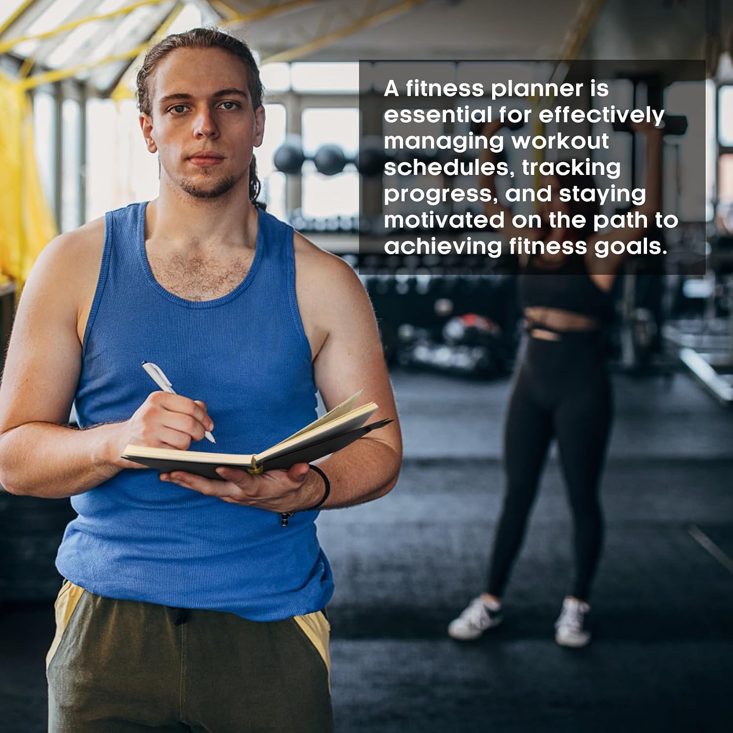 Thumbnail 6 de Taja T009-Fitness-Black Workout Journal, A5 Undated Planner, 160 Pages