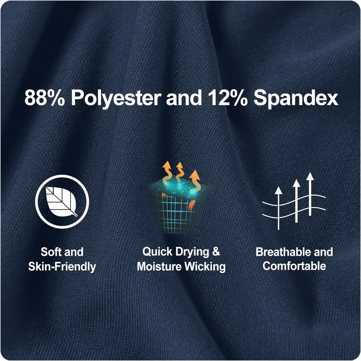 Thumbnail 3 de Roadbox 1, 2 or 3 Pack Compression Shorts for Men – High-Performance Base Layer for Running, Gym and More
