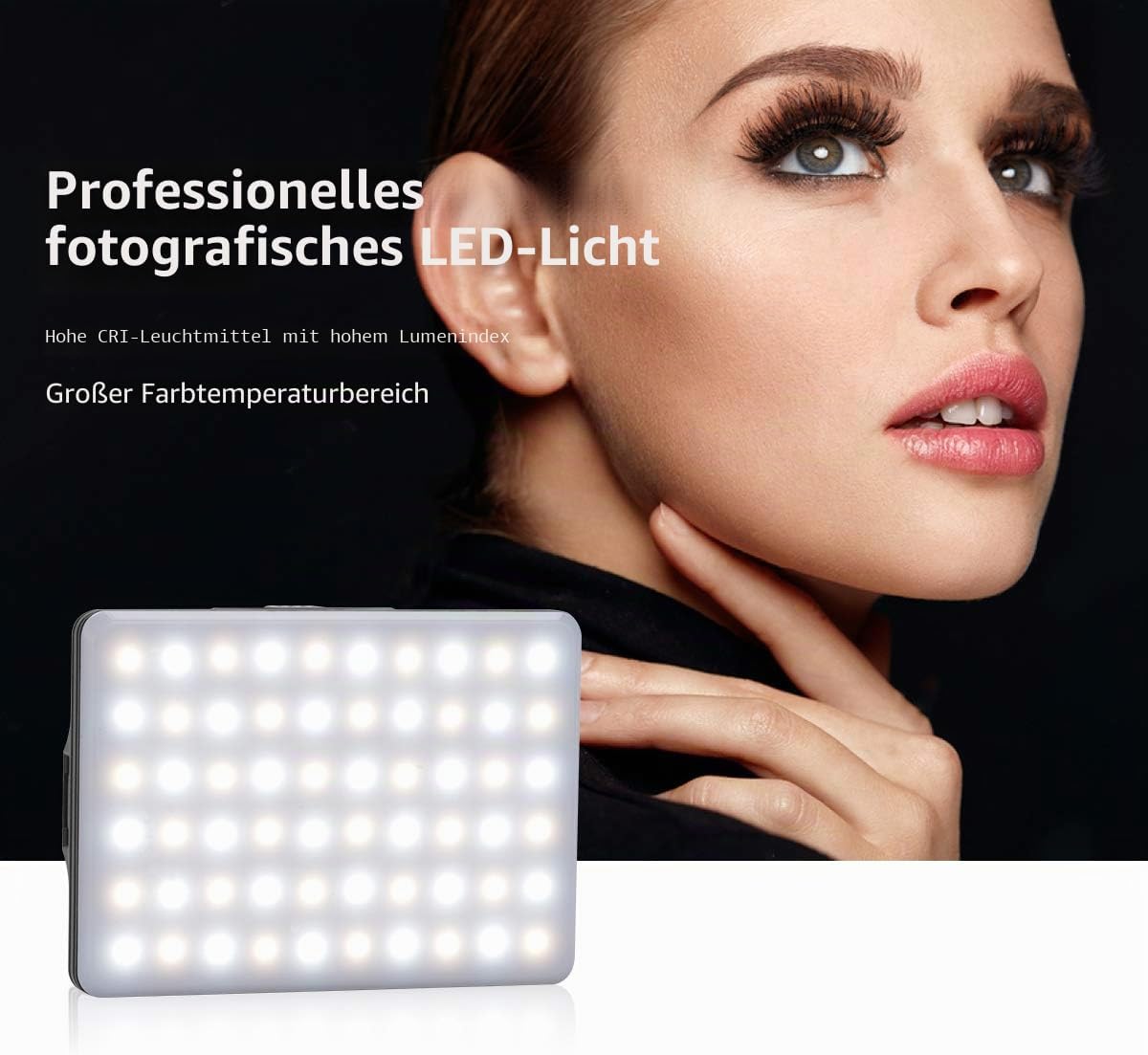 Thumbnail 6 de Newmowa 60 LED Videolicht 3200–5600K LED‑Panel 🎥