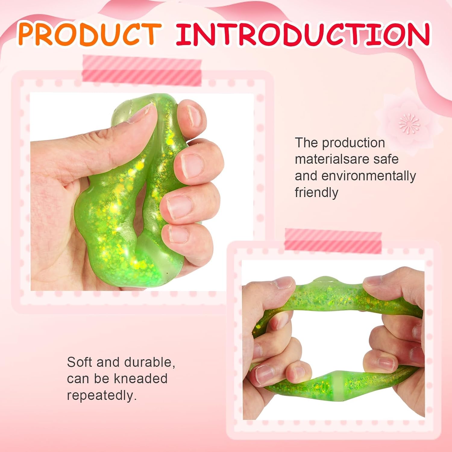 Detalle de Wearable Squishy Stress Toys, 4-Pack