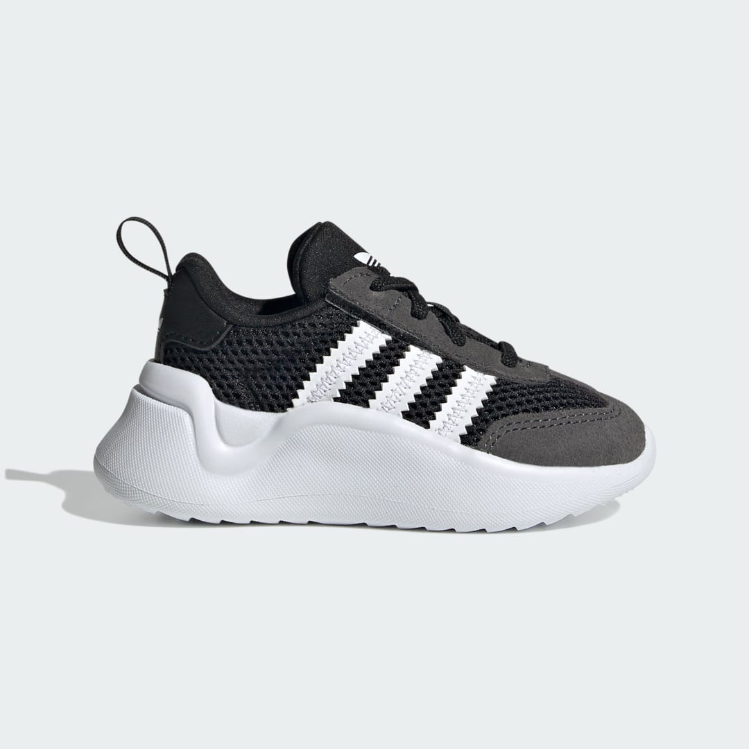 Imagen de Adidas Adifom 70s Comfort Closure Elastic Laces (Bebé) - Zapatilla negra con cierre elástico en OfertitasTOP