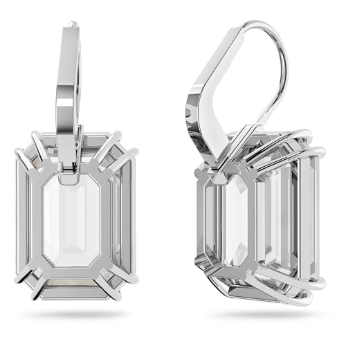 Thumbnail 3 de Swarovski Pendientes Millenia Blancos Octogonales 💎