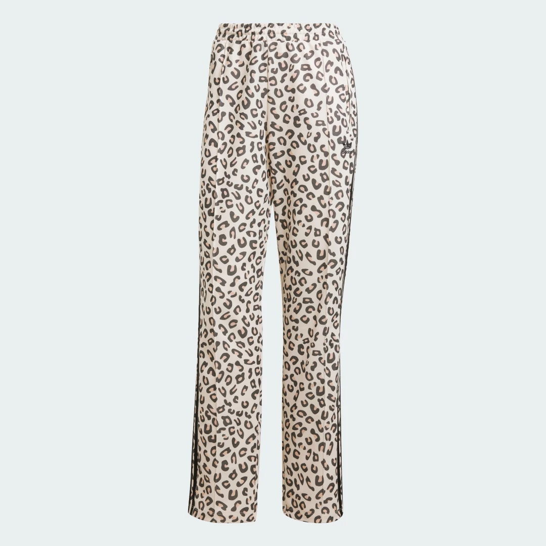 Thumbnail 3 de Pantalón Firebird Leopard de Adidas: estilo urbano en negro con estampado Leopard