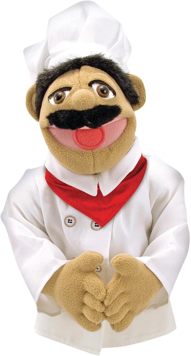 Detalle 2 de Melissa & Doug Marionnette Chef 38 cm