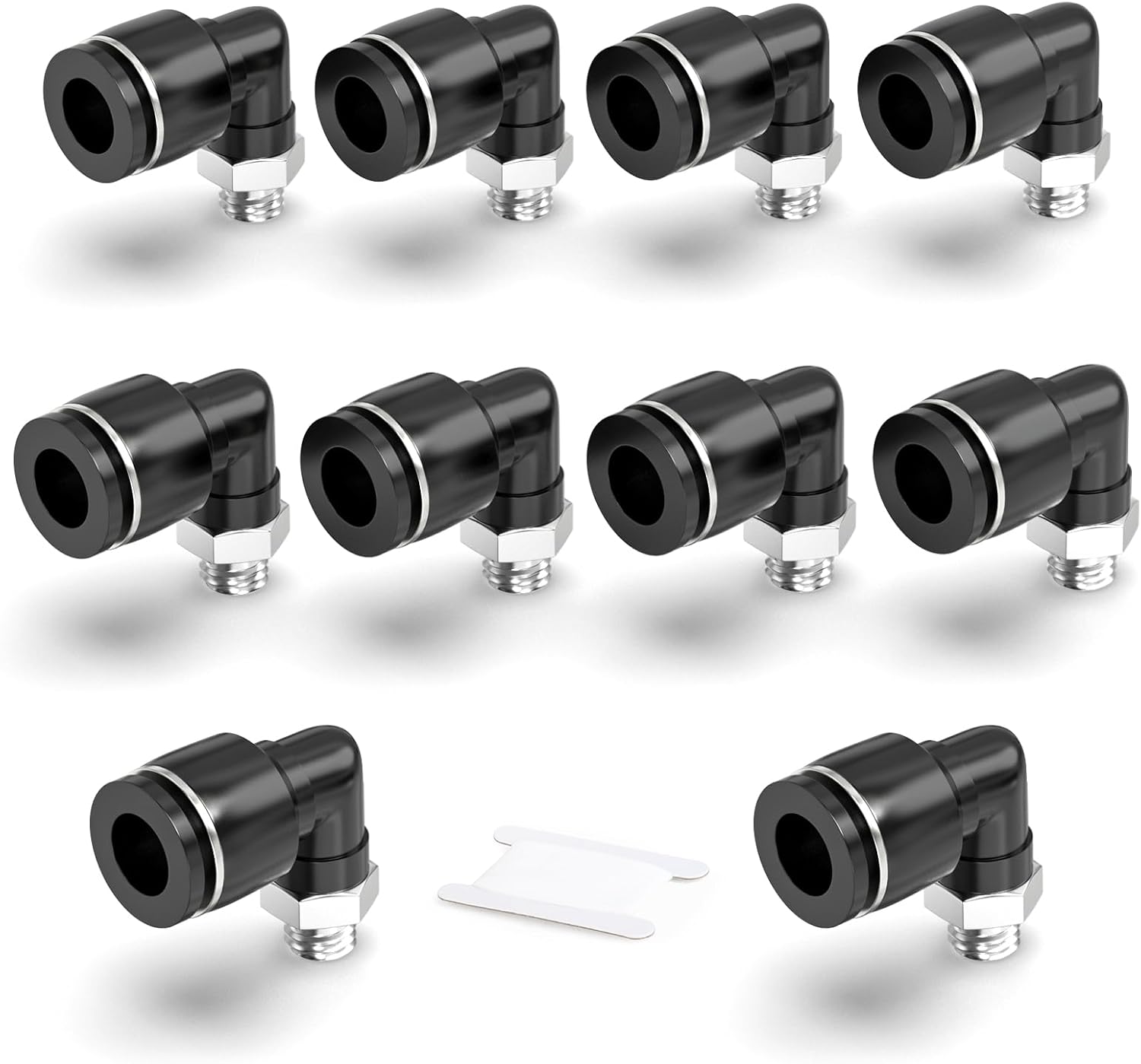 Thumbnail 6 de TAILONZ PNEUMATIC Copper Male Straight Push-in Fittings PC12-03 (Pack of 10)