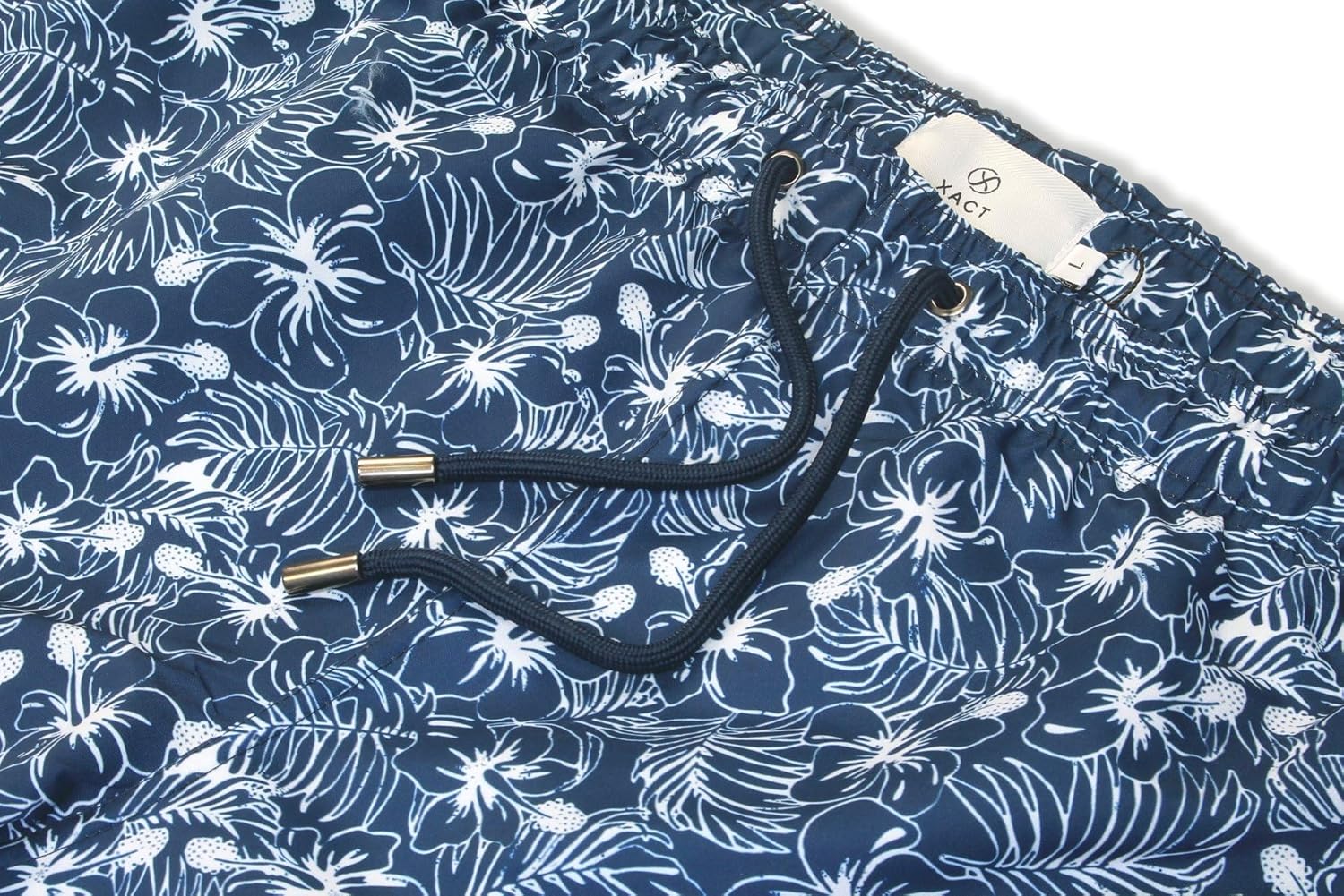 Thumbnail 4 de Xact Men’s Hawaiian Swim Board Surfing Shorts with Zip Pockets, Mesh Brief Lining & Quick Dry