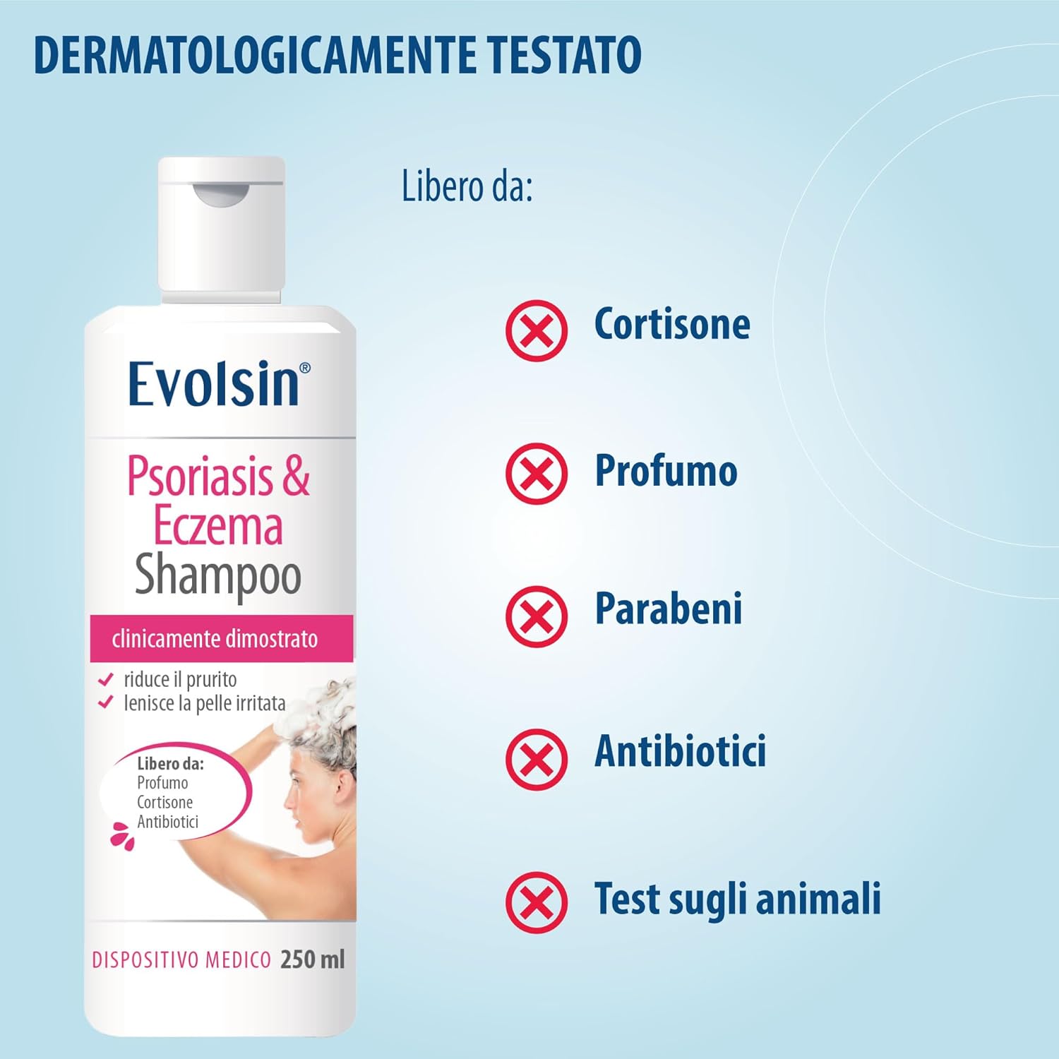Thumbnail 4 de Evolsin Shampoo 250 ml contro eczema