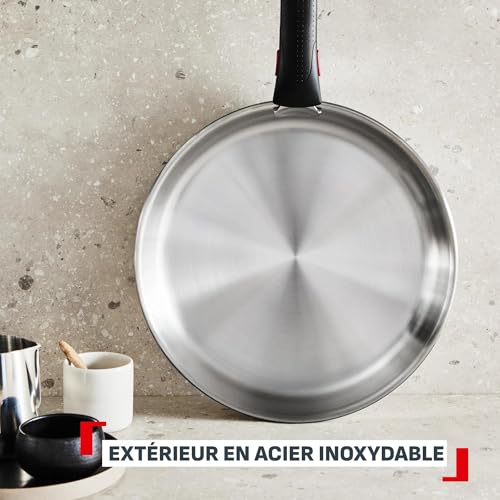 Detalle de Tefal Ingenio Comfort Max — Batterie de cuisine en Acier inoxydable, 4 pièces
