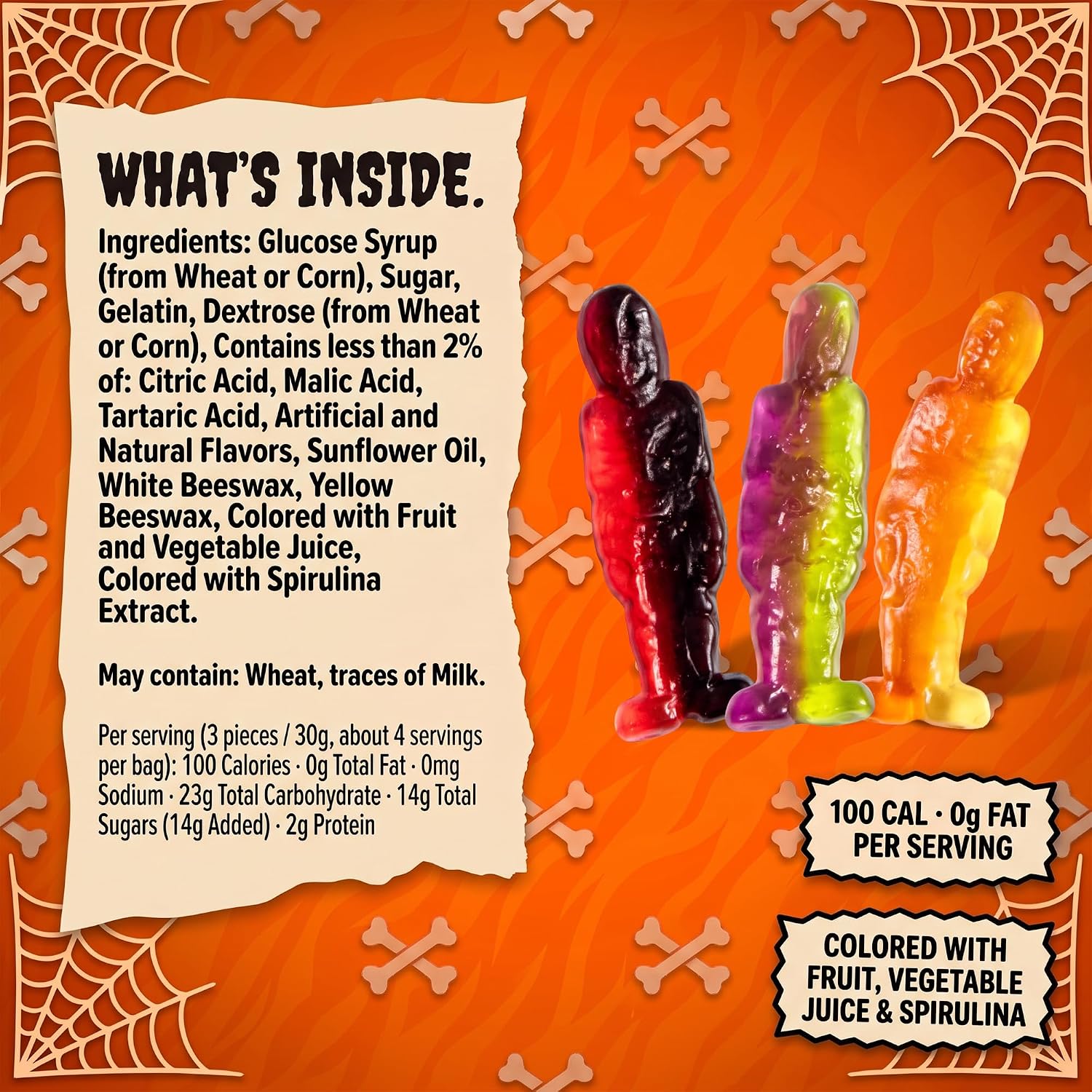 Thumbnail 1 de SWEETSIDE CANDY CO. Skeleton Gummy Candy, 6 Bags, 24 oz, Sweet and Sour