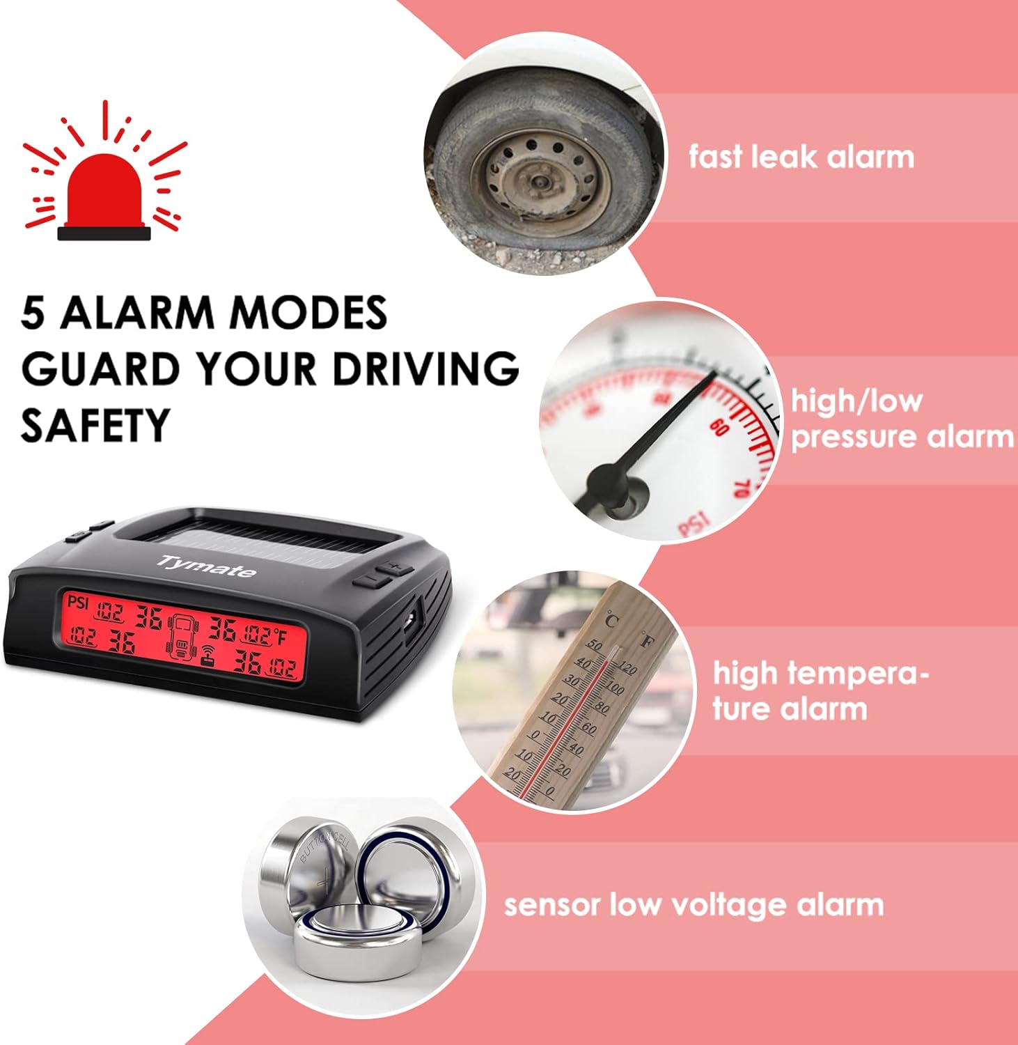 Thumbnail 2 de Tymate M7-3 RV TPMS Tire Pressure Monitor