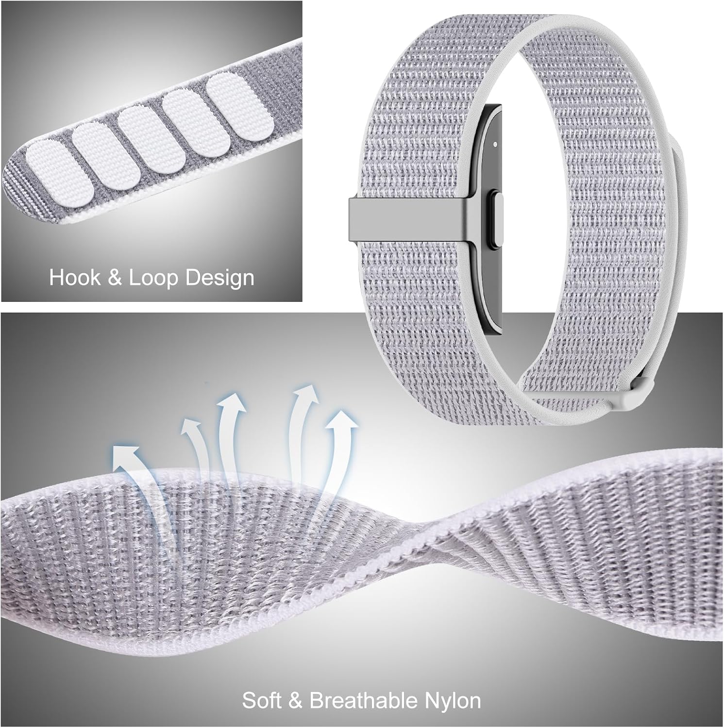 Thumbnail 1 de Polyjoy Replacement Strap for Hume Health Band – Nylon Loop, Breathable & Adjustable