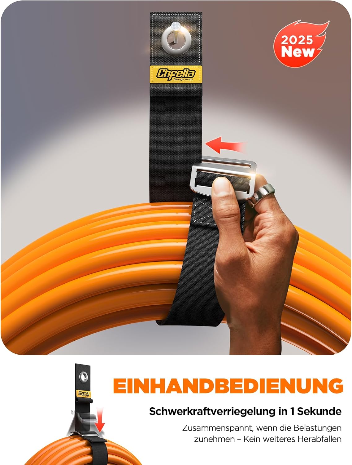 Detalle de Verlängerungskabel-Organizer 6er-Pack