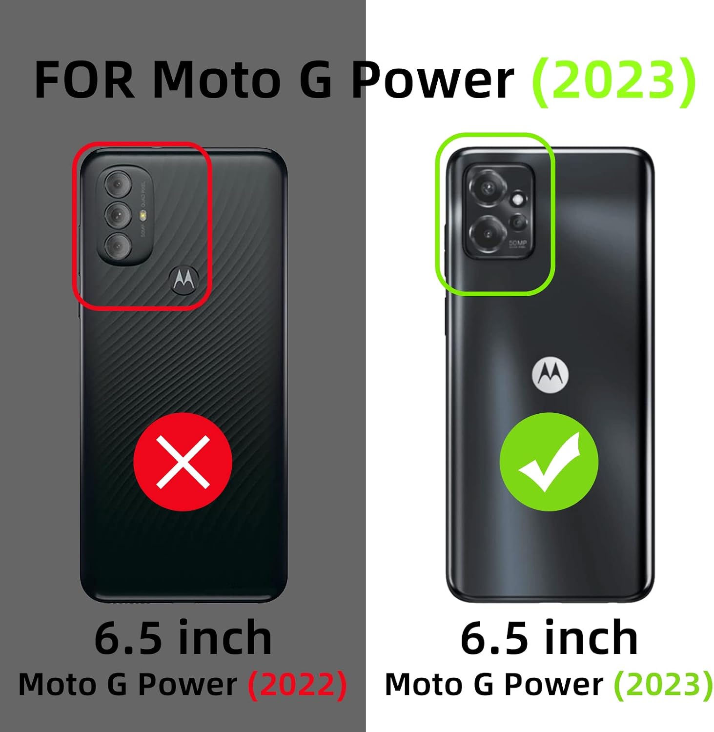 Detalle de Nuouxoco Phone Case for Moto G Power 5G 2023