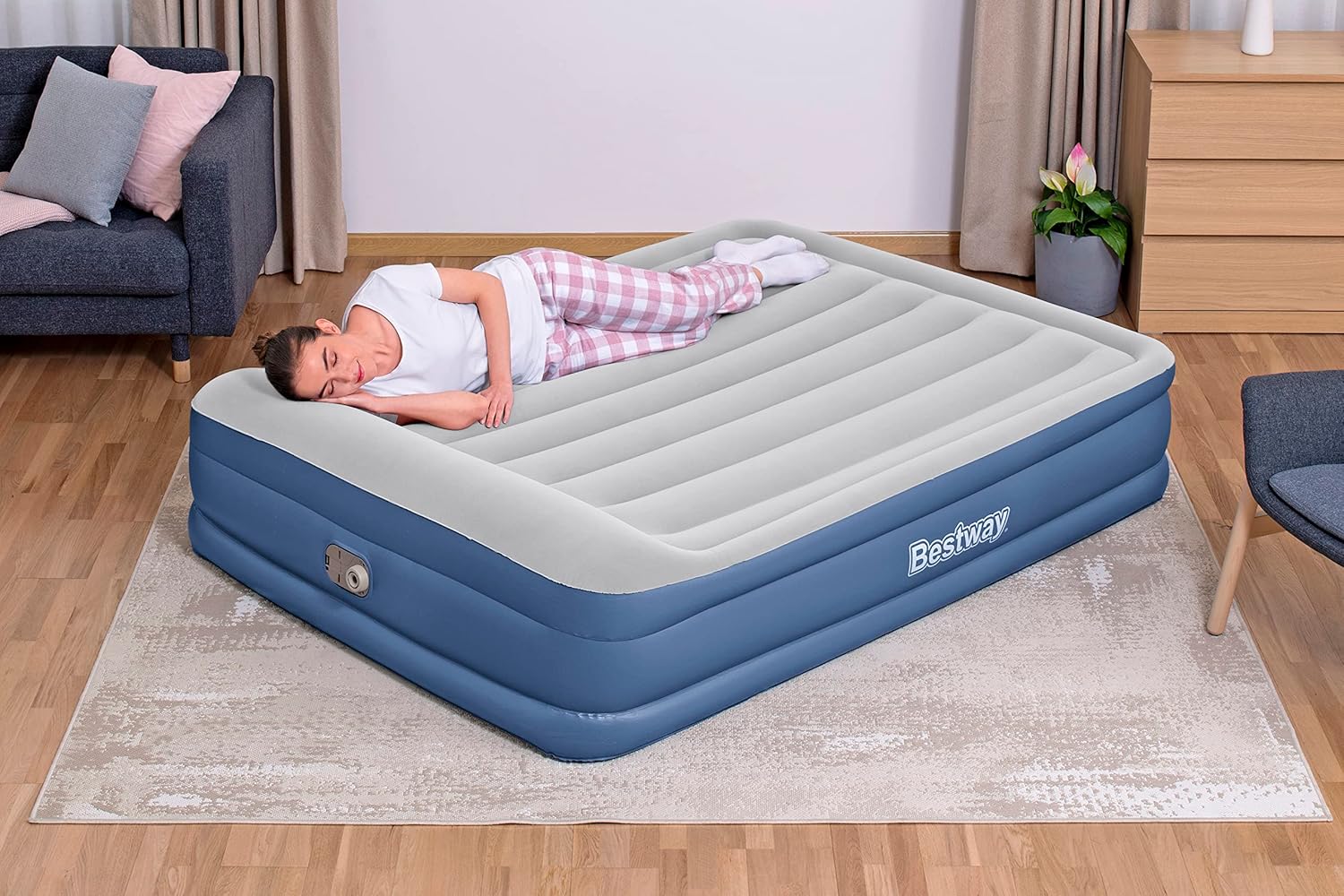 Thumbnail 1 de Bestway matelas gonflable Queen TriTech 80x60