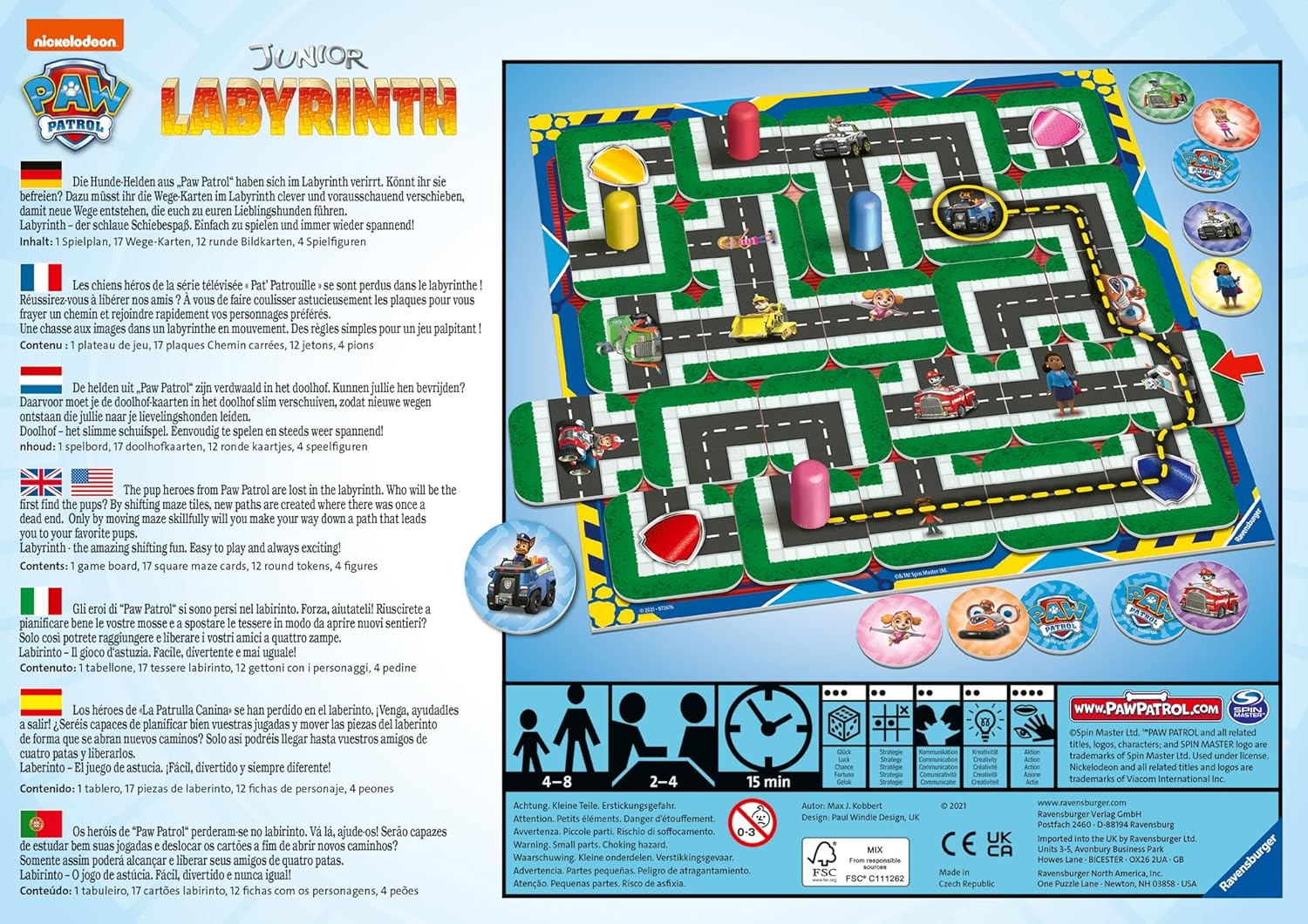 Thumbnail 6 de Ravensburger Paw Patrol Junior Labyrinth 20799 🎲