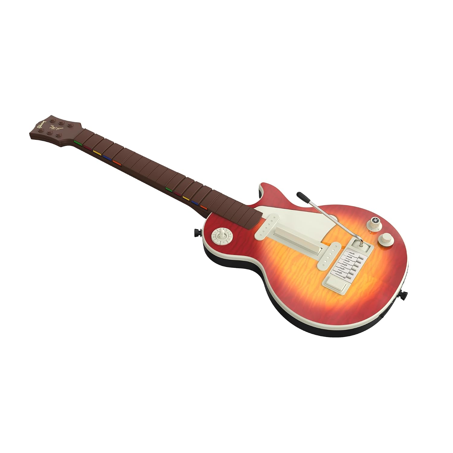 Detalle de CRKD Gibson Les Paul Cherry Sunburst Pro Edition Guitar Controller Collectors Bundle