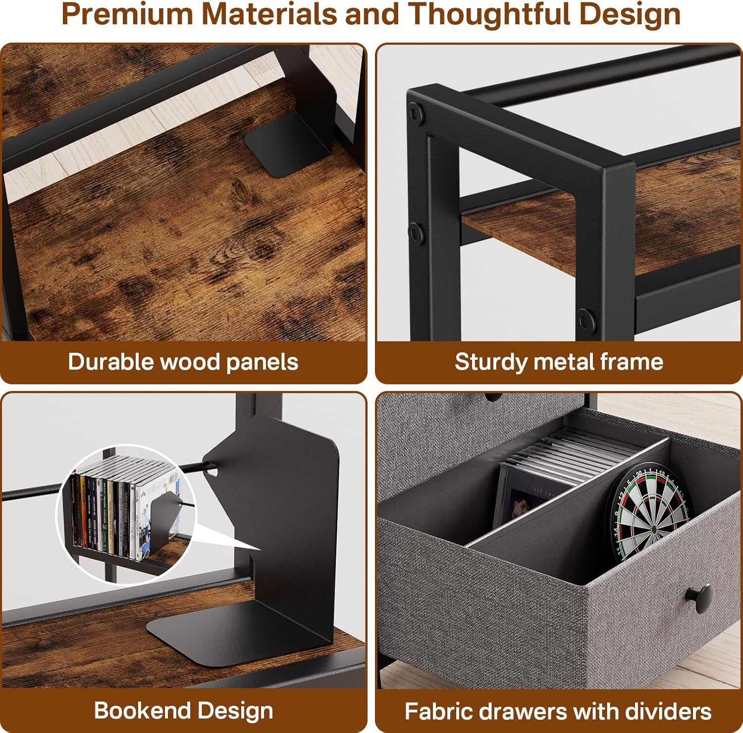 Thumbnail 4 de Epouseter CD Storage Rack 56.5 in