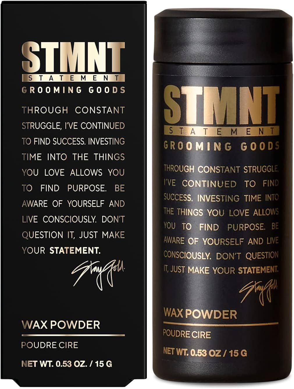 Detalle de STMNT Wax Powder di STMNT STATEMENT GROOMING GOODS: Polvere texturizzante per capelli uomo (15 g)
