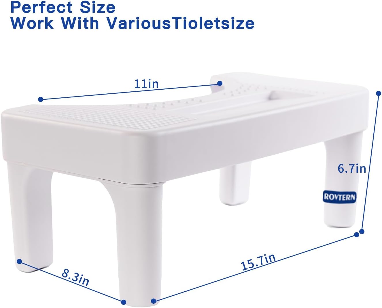 Thumbnail 6 de Hoissuem Model 1 Foldable Toilet Stool, 6.8-Inch Plastic Step