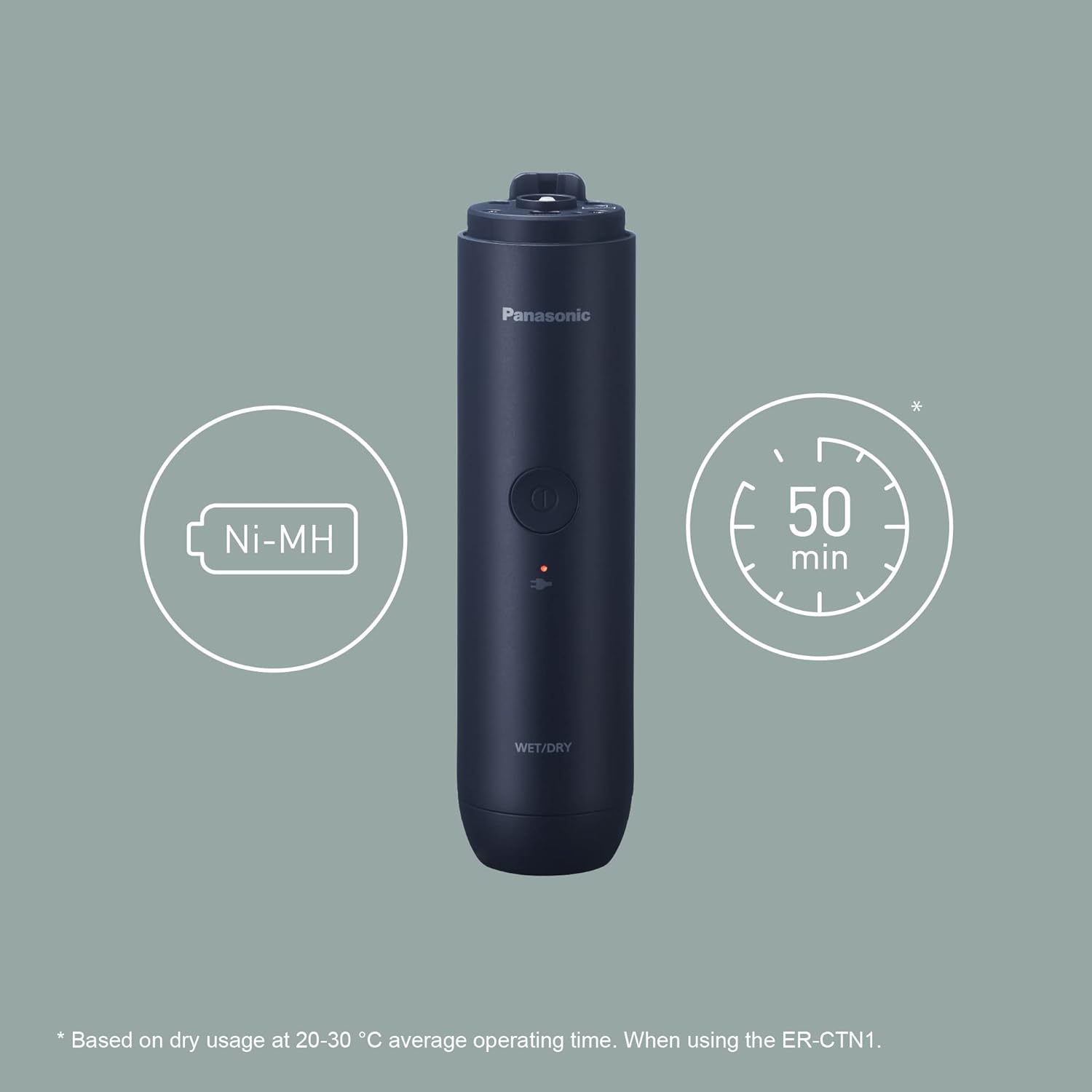 Thumbnail 2 de Panasonic MULTISHAPE ER-CBN1 unità principale con batteria Ni-MH (nero) per accessori regolabarba e capelli