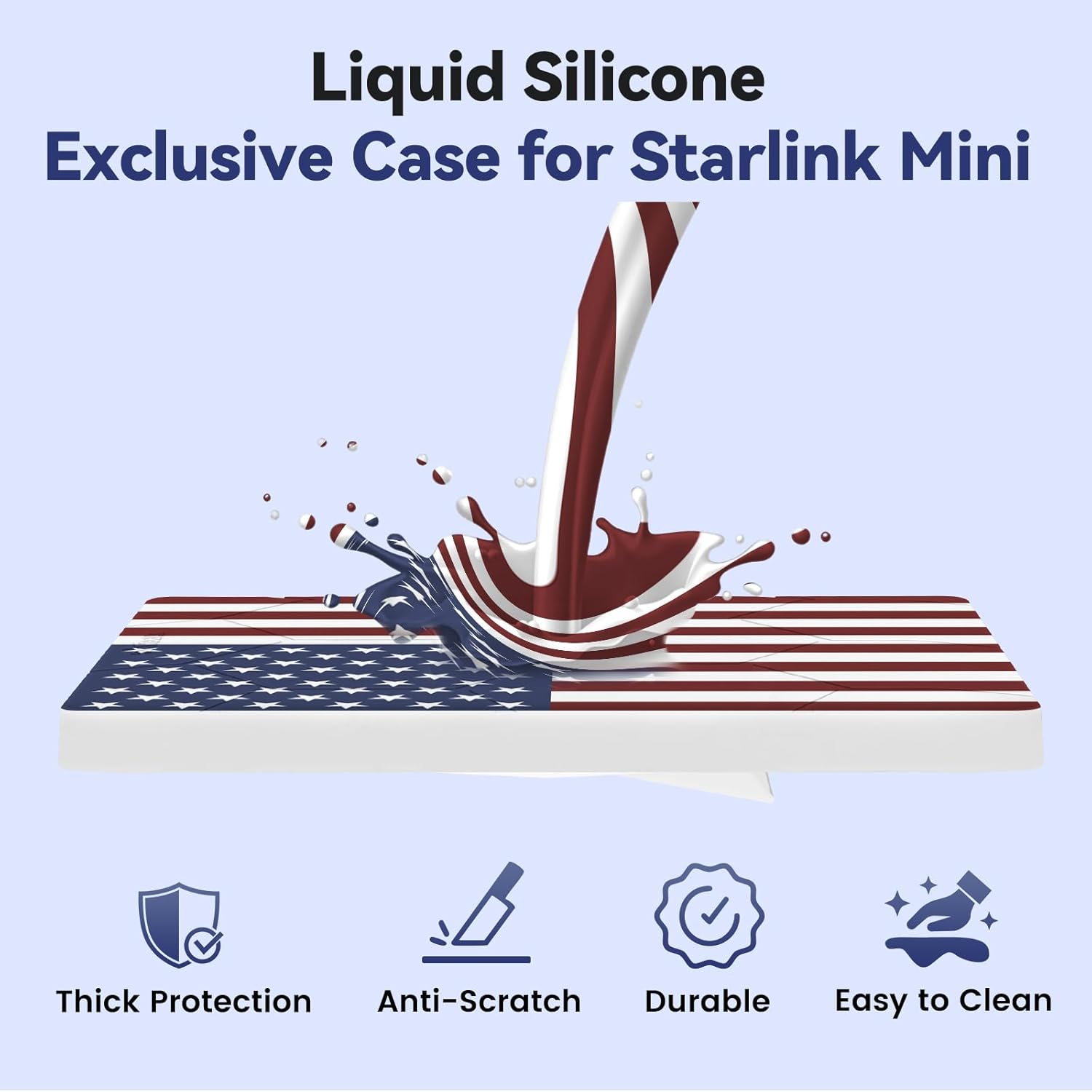 Thumbnail 5 de Starlink Mini Protective Cover Case: Hailproof Liquid Silicone Shield for Starlink Mini Dish