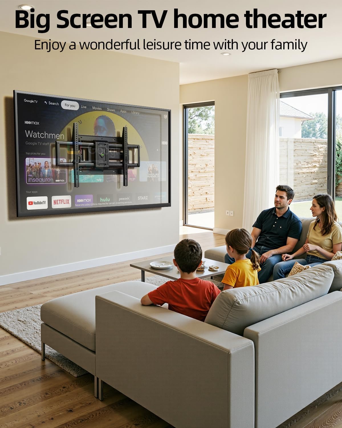 Thumbnail 6 de USX Mount Long Arm TV Wall Mount 42–90 inch