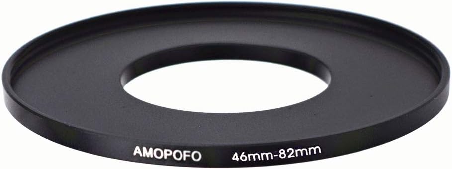 Thumbnail 3 de 46-82mm Metall Filter-Ring: Schritt-auf Adapter aus Aluminium für 46mm Objektivgewinde auf 82mm Filterring