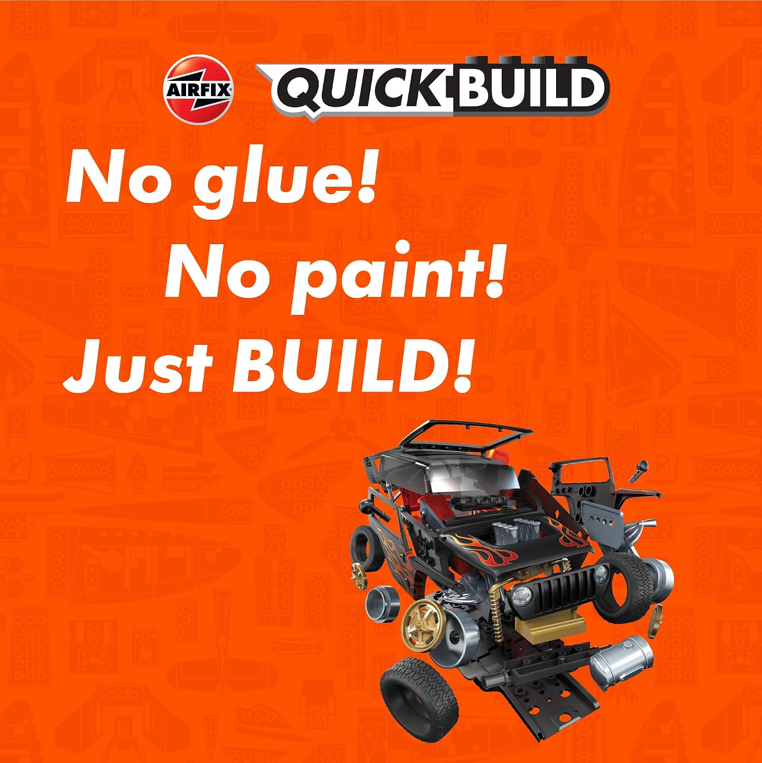 Detalle 2 de Airfix QUICKBUILD Jeep Quicksand model kit 🧩