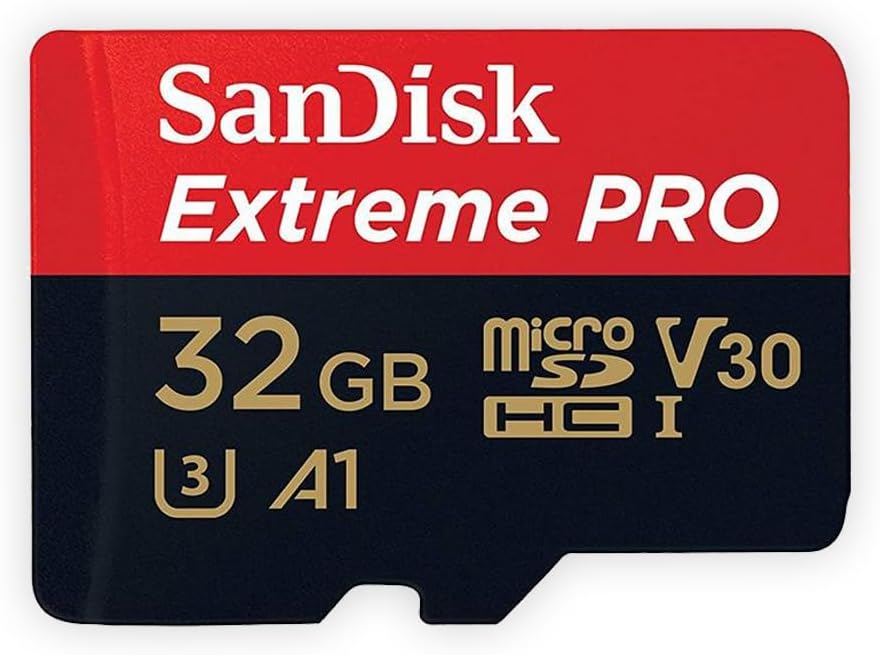 Thumbnail 1 de SanDisk Extreme Pro microSDHC da 32 GB con adattatore SD, App Performance A1 e Rescue Pro Deluxe