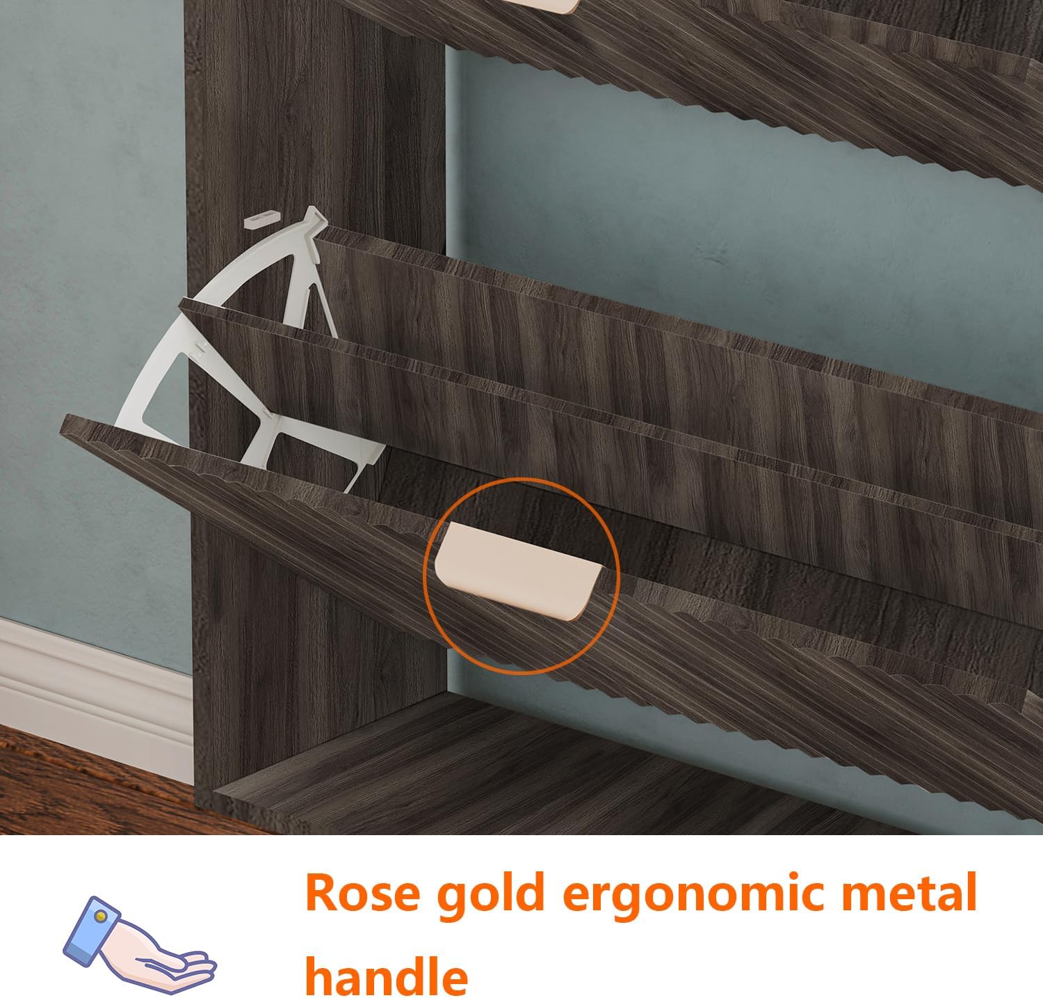 Thumbnail 4 de QIVOMIX Shoe Cabinet 38 in