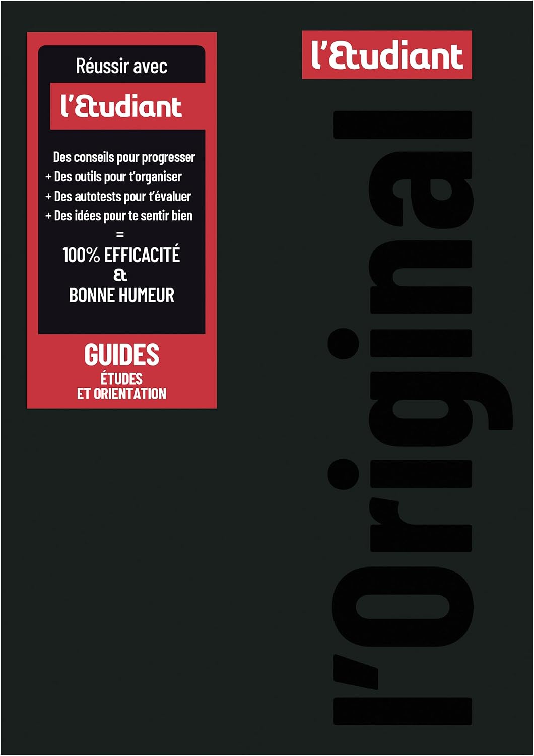 Thumbnail 6 de L'ETUDIANT ORIGINAL NOIR Agenda Scolaire 2026-2027 – 1 jour par page, format 15x20 cm, couverture moulée
