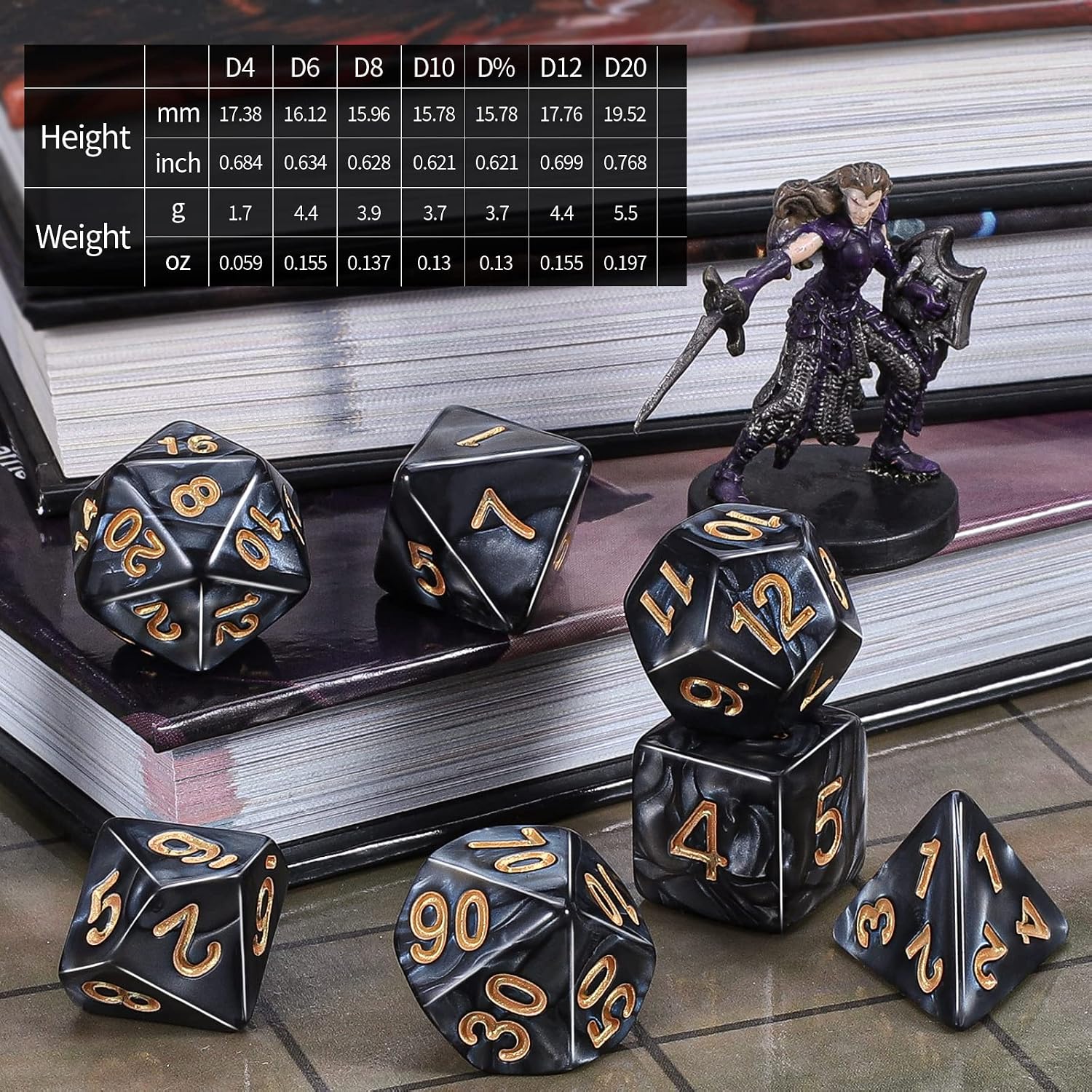 Thumbnail 5 de CiaraQ DND Dice Sets 182pcs