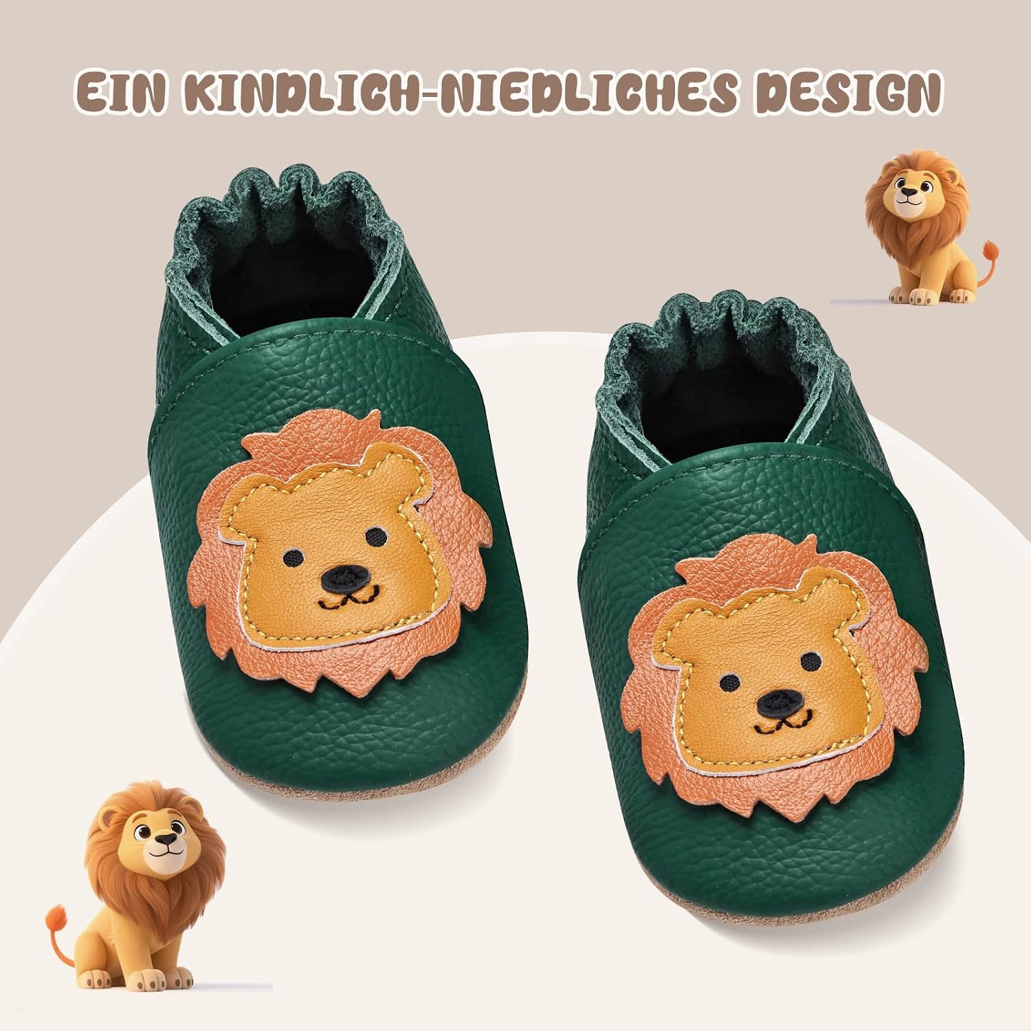 Thumbnail 1 de IceUnicorn Krabbelschuhe Baby Lauflernschuhe