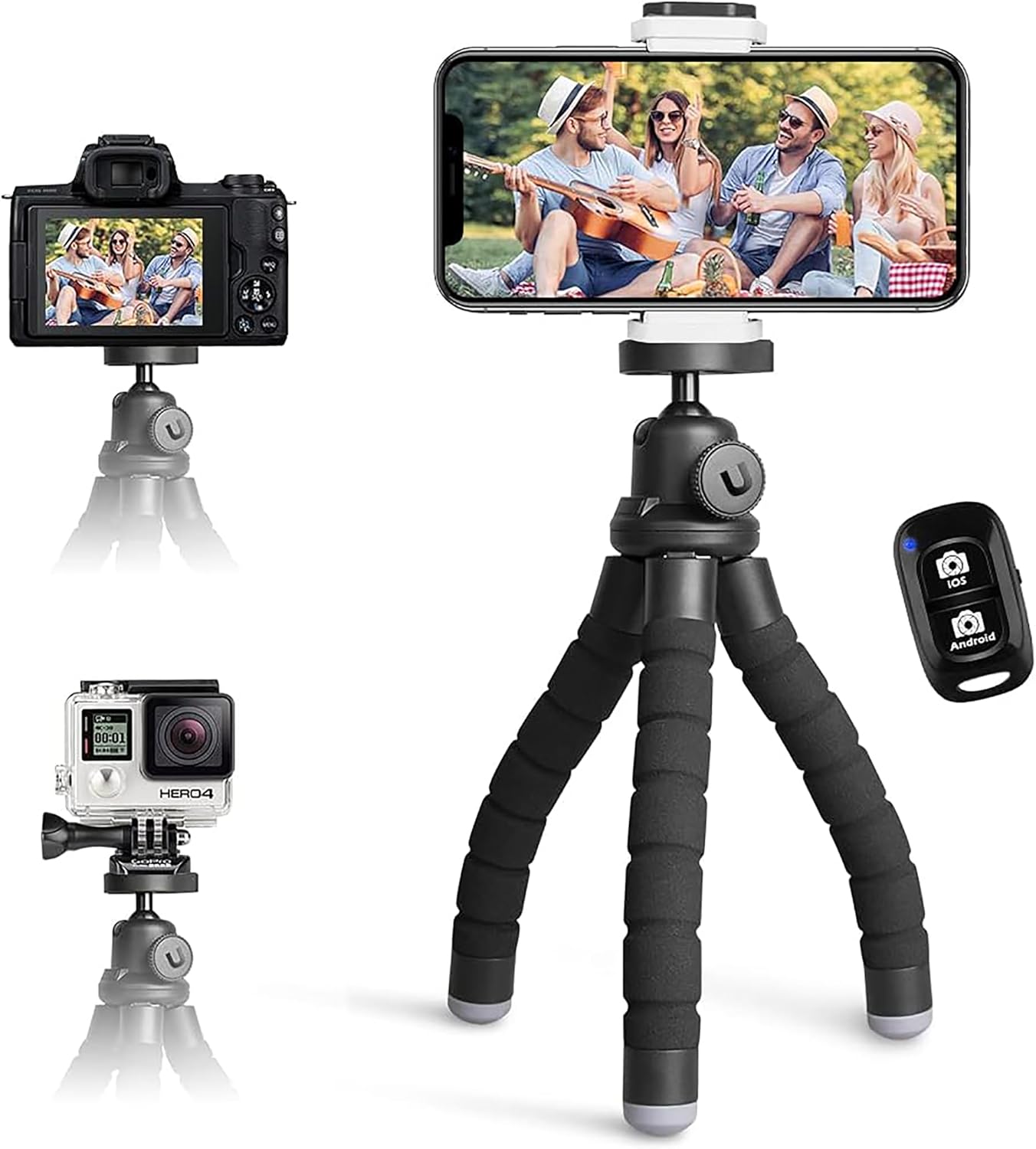 Detalle de UBeesize Mini Stativ für Smartphone und Kamera 🎥