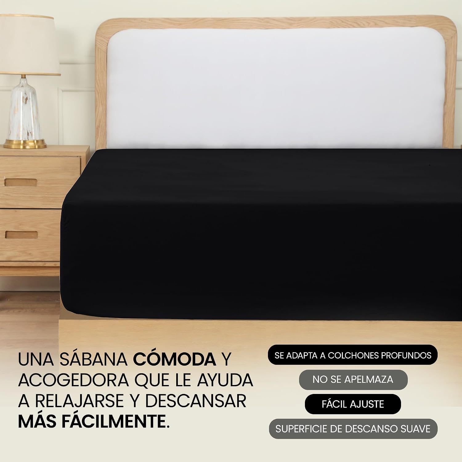 Thumbnail 5 de Utopia Bedding Sabana Bajera 160x200 Microfibra