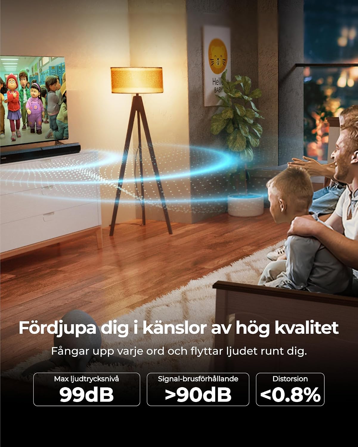 Detalle de ULTIMEA soundbar Apollo S40 Pro
