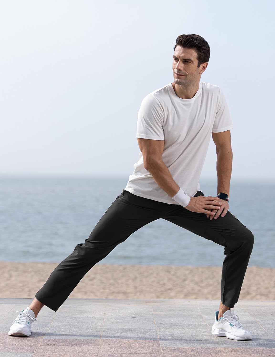Thumbnail 2 de TBMPOY Men's Lightweight Hiking Travel Pants – Quick-Dry, 4-Way Stretch, Zip Pockets
