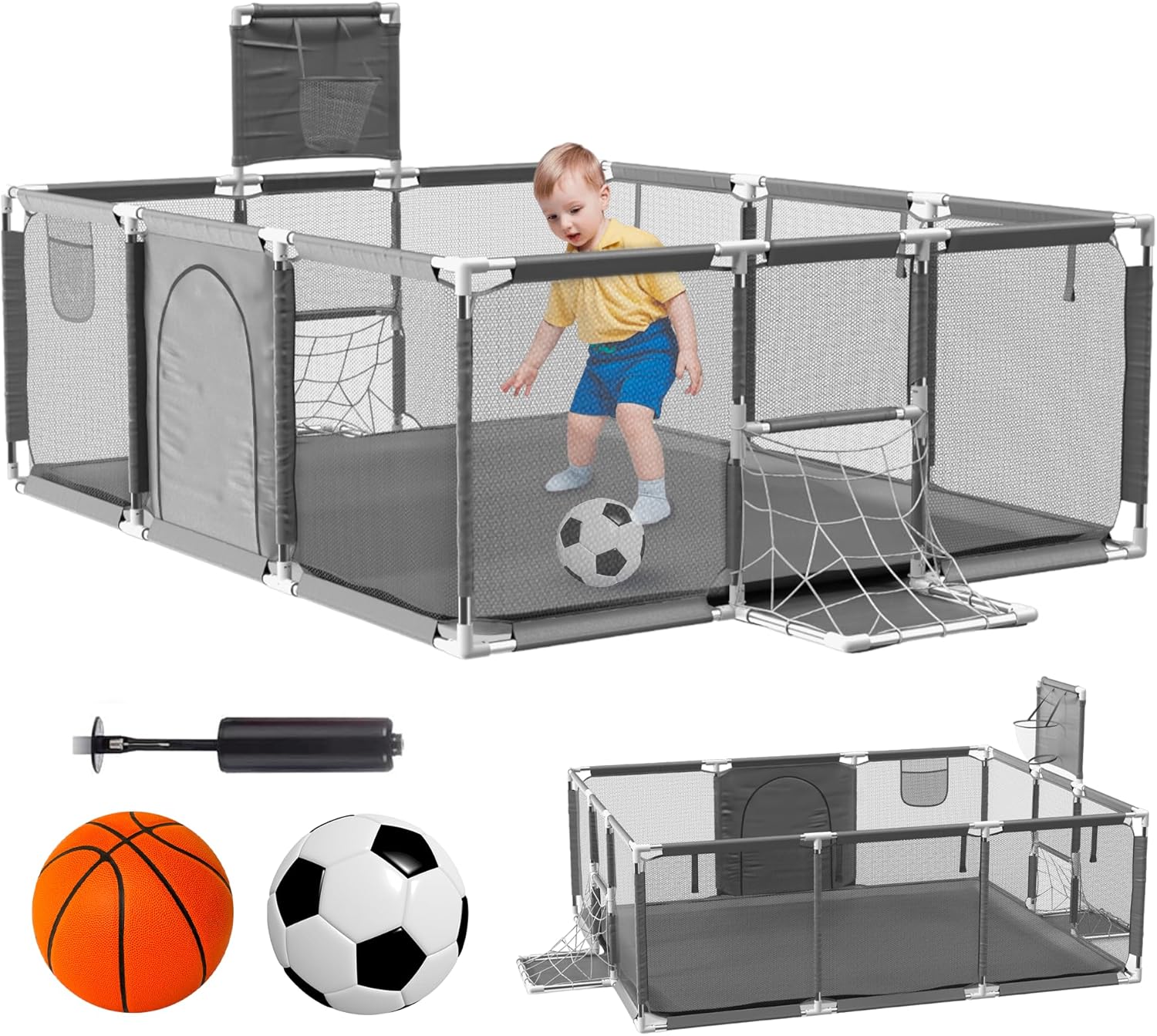 Thumbnail 6 de JUPPLIES Parque Infantil Bebé 180x120 cm